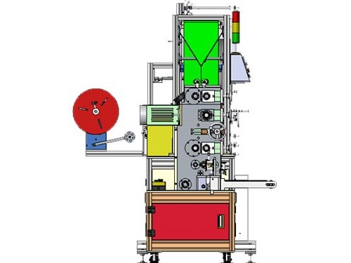 KN95口罩内置鼻梁封边打片机